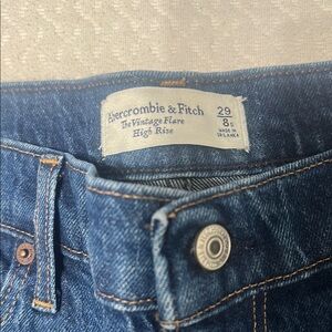 Abercrombie & Fitch Blue Flare Jeans